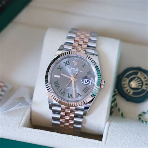 rolex datejust 36 gold and steel|rolex datejust 36 everose gold.